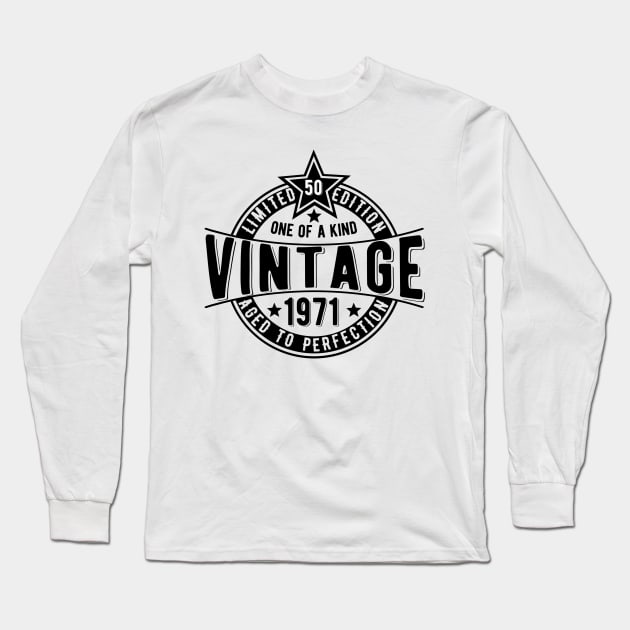 50th milestone birthday gift for dad Long Sleeve T-Shirt by The Arty Apples